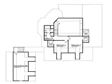 2nd Floor Plan, 043H-0092