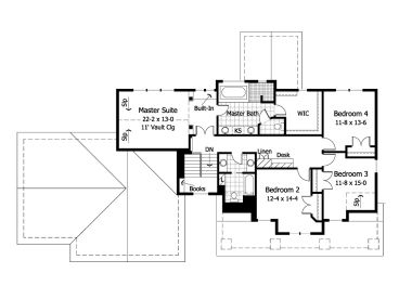 2nd Floor Plan, 023H-0121