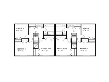 2nd Floor Plan, 013M-0004
