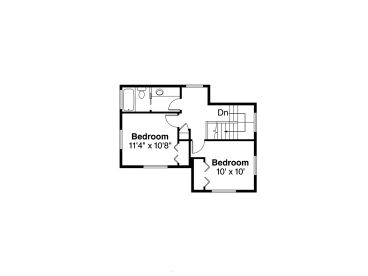 2nd Floor Plan, 051H-0255