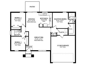 Floor Plan, 064H-0022