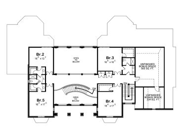 2nd Floor Plan, 031H-0379