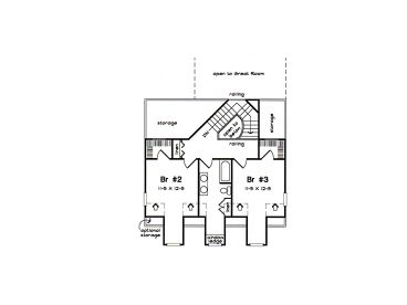 2nd Floor Plan, 047H-0021