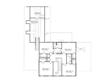 2nd Floor Plan, 025H-0019