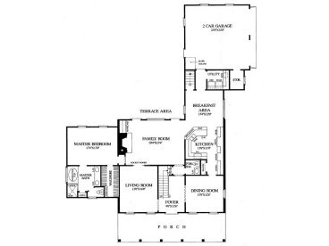 1st Floor Plan, 063H-0007