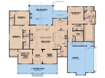 1st Floor Plan, 074H-0139