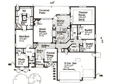 Floor Plan, 002H-0105