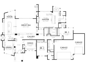 Floor Plan, 034H-0299