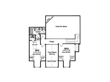 2nd Floor Plan, 014H-0025