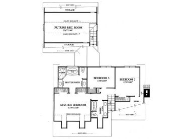2nd Floor Plan, 063H-0087