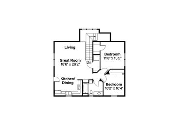 2nd Floor Plan, 051M-0002
