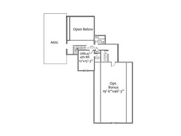 2nd Floor Plan, 067H-0040