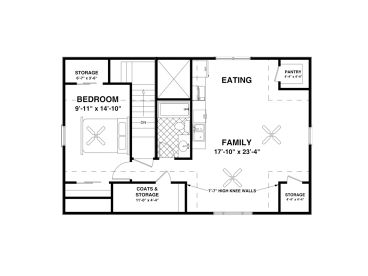  Carriage  House  Plans  1  bedroom  Garage Apartment 007G 