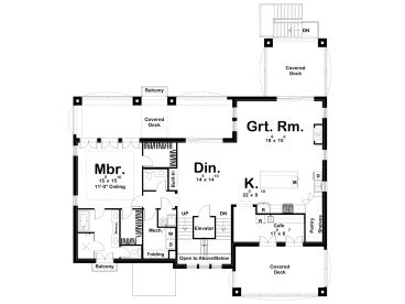 2nd Floor Plan, 050H-0403