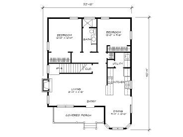 1st Floor Plan, 008H-0029