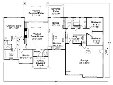 Floor Plan, 051H-0411
