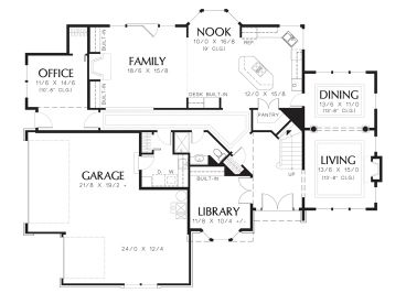 1st Floor Plan, 034H-0339