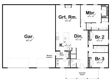 Floor Plan, 050H-0381