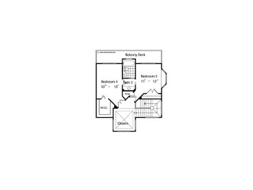 2nd Floor Plan, 043H-0149