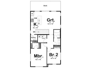 2nd Floor Plan, 050G-0211