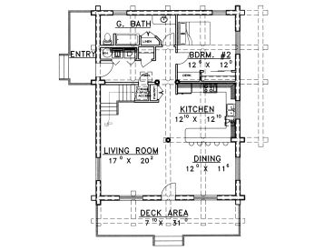 1st Floor Plan, 012L-0006