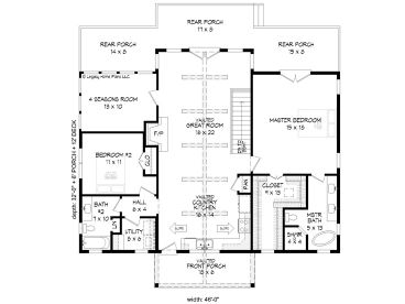 Floor Plan, 062H-0286