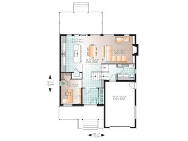 1st Floor Plan, 027H-0298