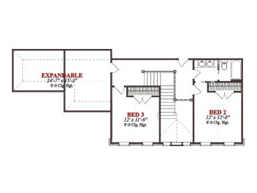 2nd Floor Plan, 073H-0069