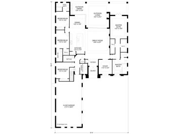 1st Floor Plan, 070H-0066