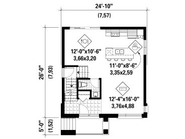 1st Floor Plan, 072H-0172