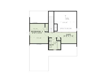 2nd Floor Plan, 025H-0336