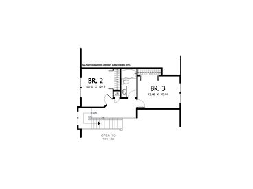 2nd Floor Plan, 034H-0098