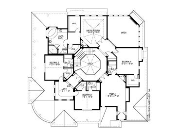 2nd Floor Plan, 034H-0071