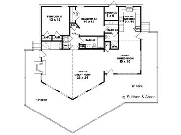 1st Floor Plan, 006H-0046