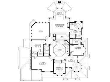 2nd Floor Plan, 035H-0028