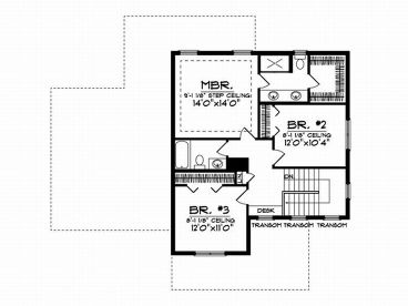2nd Floor Plan, 020H-0166