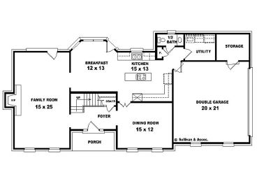 1st Floor Plan, 006H-0037