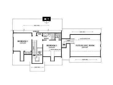 2nd Floor Plan, 063H-0046