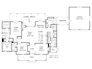 1st Floor Plan, 019H-0184