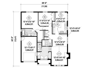 Floor Plan, 072H-0042