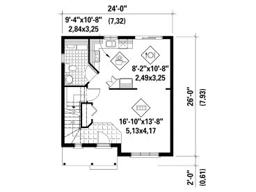 1st Floor Plan, 072H-0169