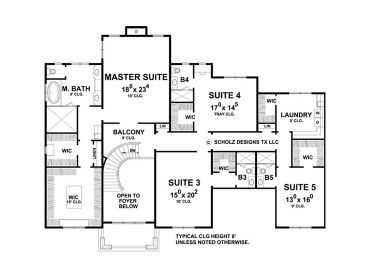 2nd Floor Plan, 031H-0287