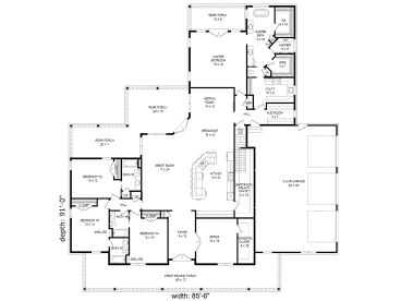 Floor Plan, 062H-0223