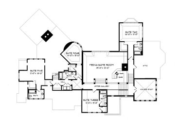 2nd Floor Plan, 029H-0078