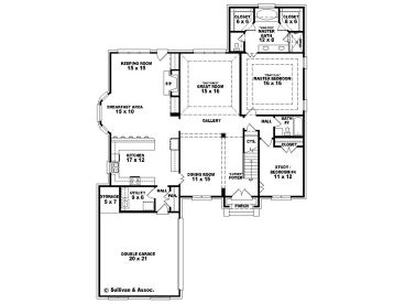 1st Floor Plan, 006H-0102