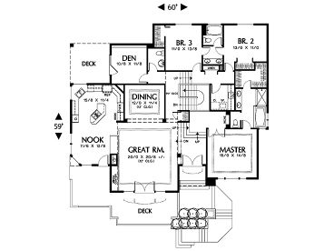 Floor Plan, 034H-0008