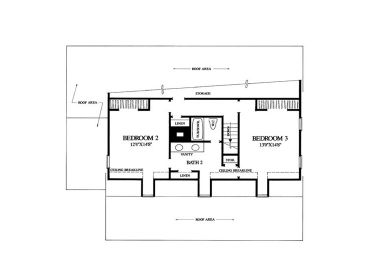 2nd Floor Plan, 063H-0108