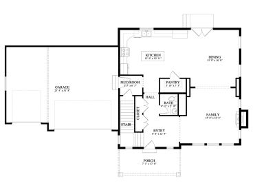 1st Floor Plan, 065H-0106