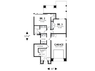 1st Floor Plan, 034H-0056