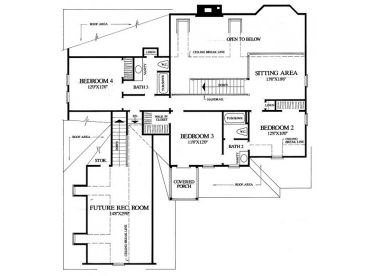 2nd Floor Plan, 063H-0030